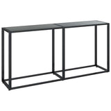 Vidaxl wandtafel 160x35x75,5 cm gehard glas zwart