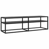 Vidaxl tv-meubel 140x40x40,5 cm gehard glas zwart