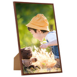 Vidaxl -Fotorahmen 3 PCs für Tabelle 13x18cm MDF Brons gefärbt