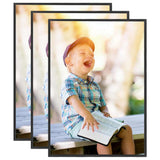 Vidaxl fotolijsten 3 st voor tafel 18x24 cm mdf zwart