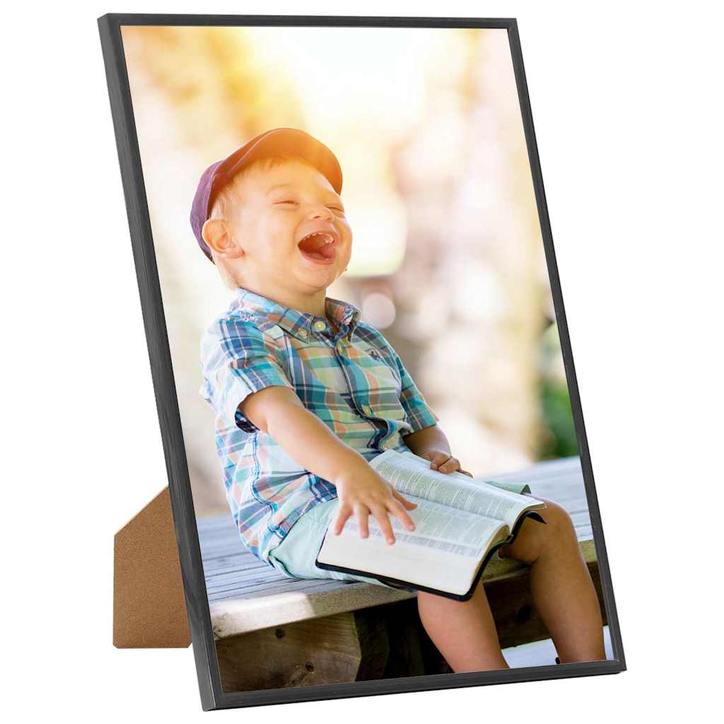 Vidaxl fotolijsten 3 st voor tafel 18x24 cm mdf zwart