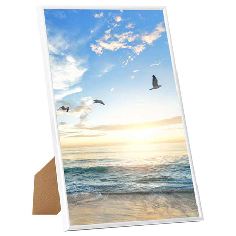 VIDAXL -Fotorahmen 5 PCs für Tabelle 21x29.7 cm MDF Weiß
