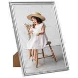 Vidaxl Photo frames 5 pcs for wall or table 59.4x84 cm silver colored