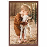 Vidaxl fotolijsten 5 st voor tafel 21x29,7 cm mdf bruin