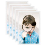 Vidaxl Photo frames 5 pcs for table 21x29.7 cm MDF White