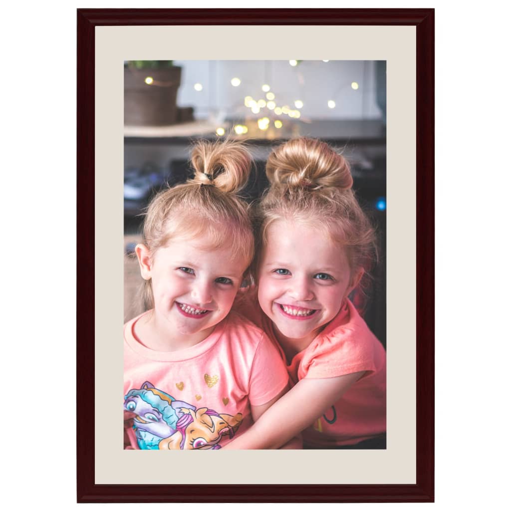 Vidaxl Photo frames 3 sts for wall or table 59.4x84 cm dark red