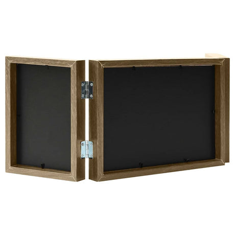 Vidaxl Fotorahmen Triptychon 22x15 cm+2x (10x15 cm) hellbraun