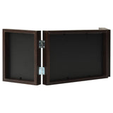 VIDAXL -Fotorahmen Triptychon 28x18 cm+2x (13x18 cm) braun