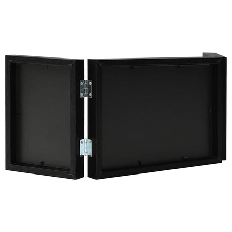 Vidaxl Fotorahmen Triptychon 22x15 cm+2x (10x15 cm) Schwarz