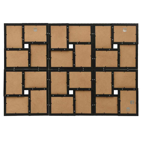 VIDAXL -Fotorahmen für 24 -fache (13x18 cm) Foto MDF Schwarz