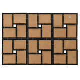 VIDAXL -Fotorahmen für 24 -fache (13x18 cm) Foto MDF Schwarz