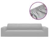 Vidaxl Four -seater Bank Cover Stretch Polyester Jersey Grey