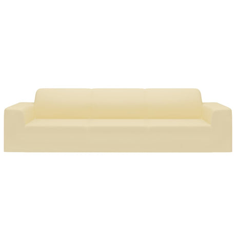Vidaxl Vier -Eerer -Abdeckung Stretch Polyester Jersey Cream -Colored