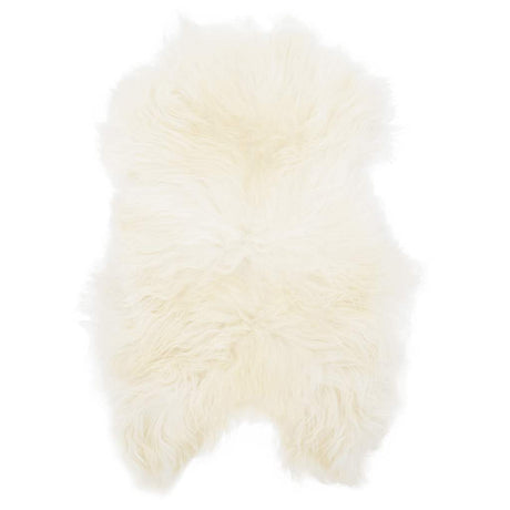 VIDAXL -Stuhlabdeckung Icelander Sheepskin 70x110 cm cremefarben -geleitet
