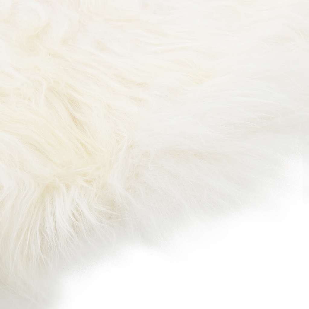 VIDAXL -Stuhlabdeckung Icelander Sheepskin 70x110 cm cremefarben -geleitet