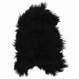 Vidaxl Stuhl Cover Icelander Schafe Leder 70x110 cm Schwarz