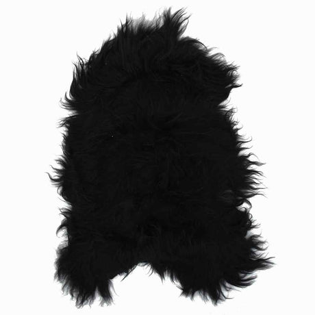 Vidaxl Stuhl Cover Icelander Schafe Leder 70x110 cm Schwarz