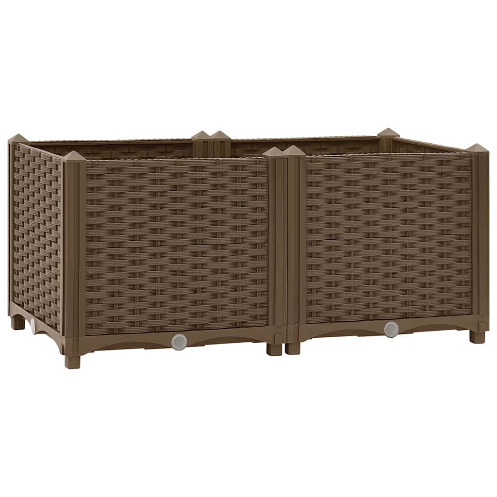 VIDAXL -Pflanzer Insert 80x40x38 cm Polypropylen