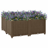 Vidaxl Planter je dvignil 80x80x38 cm polipropilen