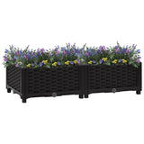 Vidaxl Planter je dvignil 80x40x23 cm polipropilen