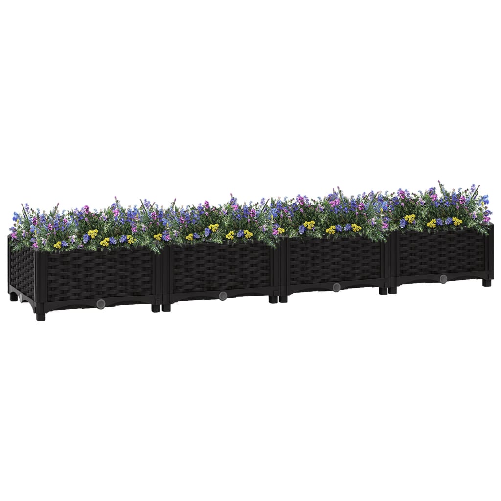 Vidaxl Planter je dvignil 160x40x23 cm polipropilen