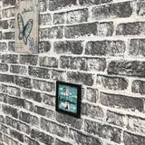 Vidaxl 11 St Wall Panels 3D Dark Grey Brick EPS