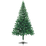 Vidaxl Kunstkerstboom mit Beleuchtung und Weihnachtskugeln 230 Zweige 120 cm