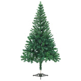 VIDAXL KUNSTKERSTBOOM mit Beleuchtung und Weihnachtskugeln 910 Zweige 210 cm