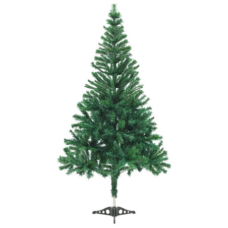 VIDAXL KUNSTKERSTBOOM mit Beleuchtung und Weihnachtskugeln 910 Zweige 210 cm