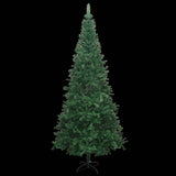 Vidaxl Kunstkerstboom mit Beleuchtung und Weihnachtsbällen L 240 cm Grün