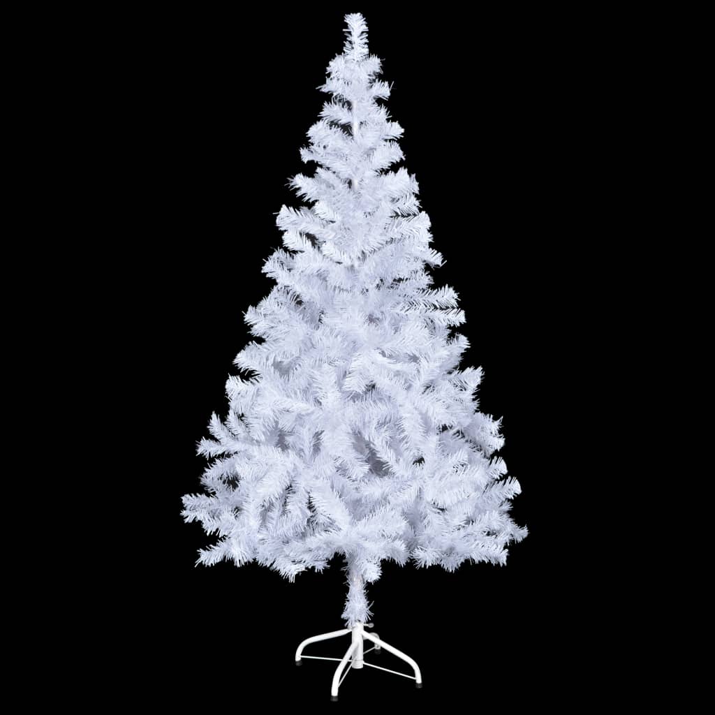 VIDAXL KUNSTKERSTBOOM mit Beleuchtung und Weihnachtsbällen 380 Zweige 150 cm