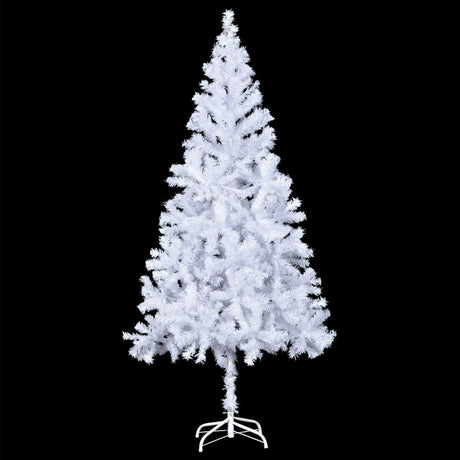 VIDAXL KUNSTKERSTBOOM mit Beleuchtung und Weihnachtskugeln 910 Zweige 210 cm