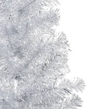 Vidaxl Kunstkerstboom mit Beleuchtung und Weihnachtskugeln 180 cm Haustier Silber