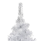 Vidaxl Kunstkerstboom mit Beleuchtung und Weihnachtskugeln 180 cm Haustier Silber