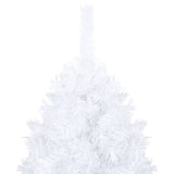 Vidaxl Kunstkerstboom mit Beleuchtung und Weihnachtskugeln 120 cm PVC Weiß