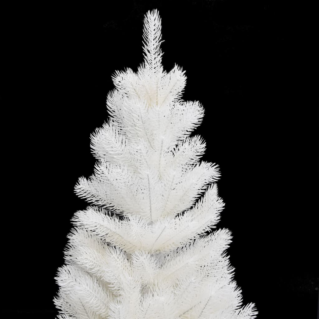 Vidaxl Kunstkerstboom mit Beleuchtung und Weihnachtsbällen 90 cm Weiß