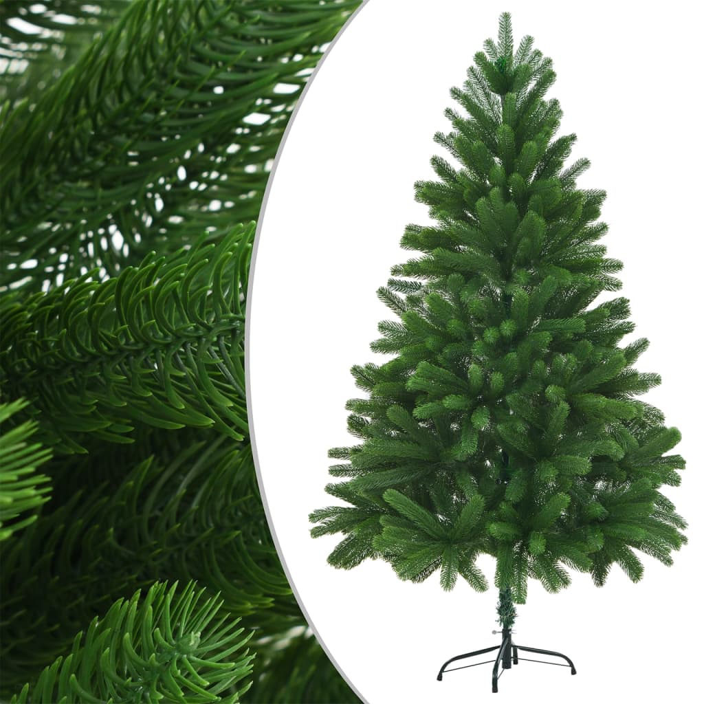 Vidaxl Kunstkerstboom mit Beleuchtung und Weihnachtsbällen 180 cm Grün
