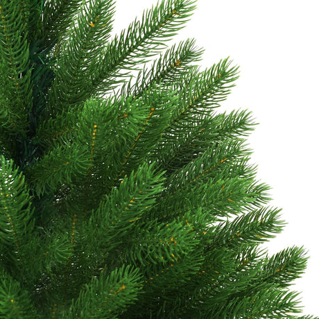 Vidaxl Kunstkerstboom mit Beleuchtung und Weihnachtsbällen 240 cm Grün