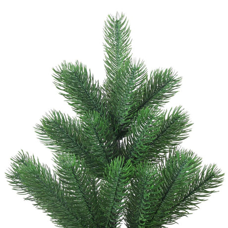 Vidaxl Kunstkerstboom Nordmann mit LEDs und Weihnachtsbällen 210 cm Grün