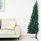 Vidaxl Kunstkerstboom mit Beleuchtung und Weihnachtsbällen bei halb 150 cm grün