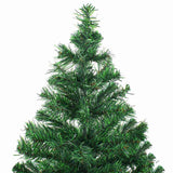 Vidaxl Kunstkerstboom mit Beleuchtung und Weihnachtskugeln 230 Zweige 120 cm
