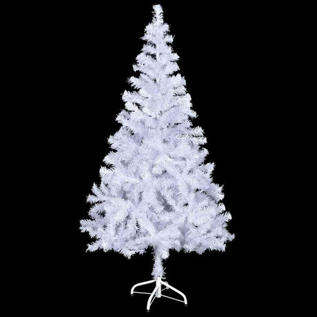 Vidaxl Kunstkerstboom mit Beleuchtung und Weihnachtskugeln 230 Zweige 120 cm