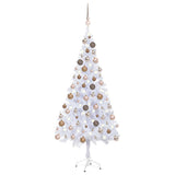 VIDAXL KUNSTKERSTBOOM mit Beleuchtung und Weihnachtsbällen 620 Zweige 180 cm