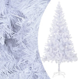 VIDAXL KUNSTKERSTBOOM mit Beleuchtung und Weihnachtskugeln 910 Zweige 210 cm
