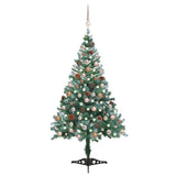 Vidaxl Kunstkerstboom mit Lichtkugeln Schneekiefer 150 cm