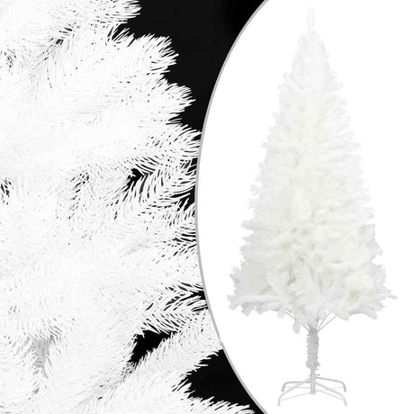Vidaxl Kunstkerstboom mit Beleuchtung und Weihnachtsbällen 120 cm Weiß