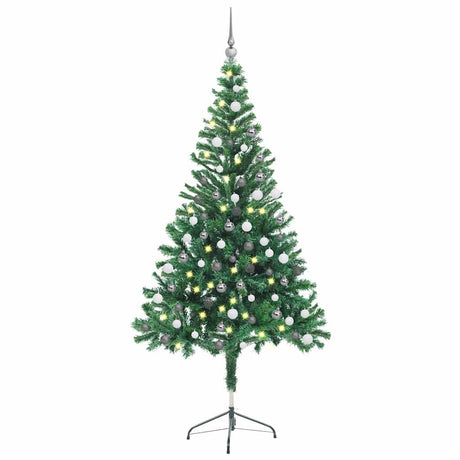Künstlicher Weihnachtsbaum von Vidaxx mit Beleuchtung und Kugeln, 380 Äste, 150 cm
