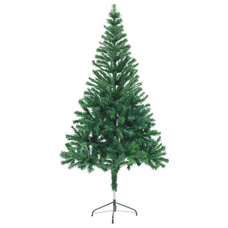 VIDAXL KUNSTKERSTBOOM mit Beleuchtung und Weihnachtsbällen 380 Zweige 150 cm