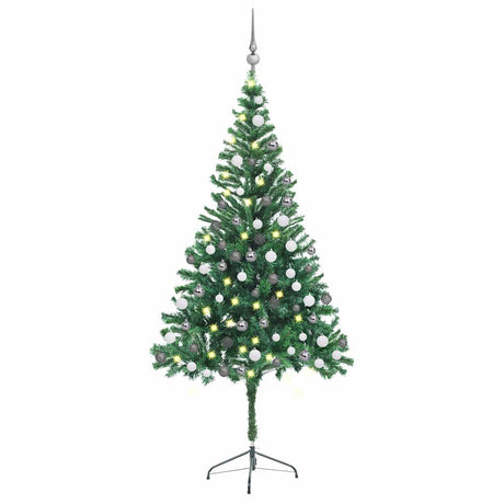 Künstlicher Weihnachtsbaum von Vidaxx mit Lichtern und Kugeln, 546 Zweige, 180 cm