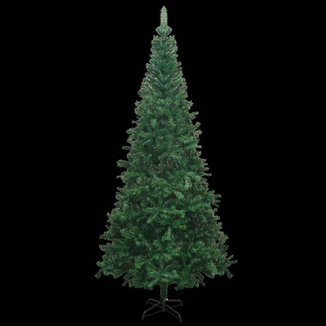 Vidaxl Kunstkerstboom mit Beleuchtung und Weihnachtsbällen L 240 cm Grün